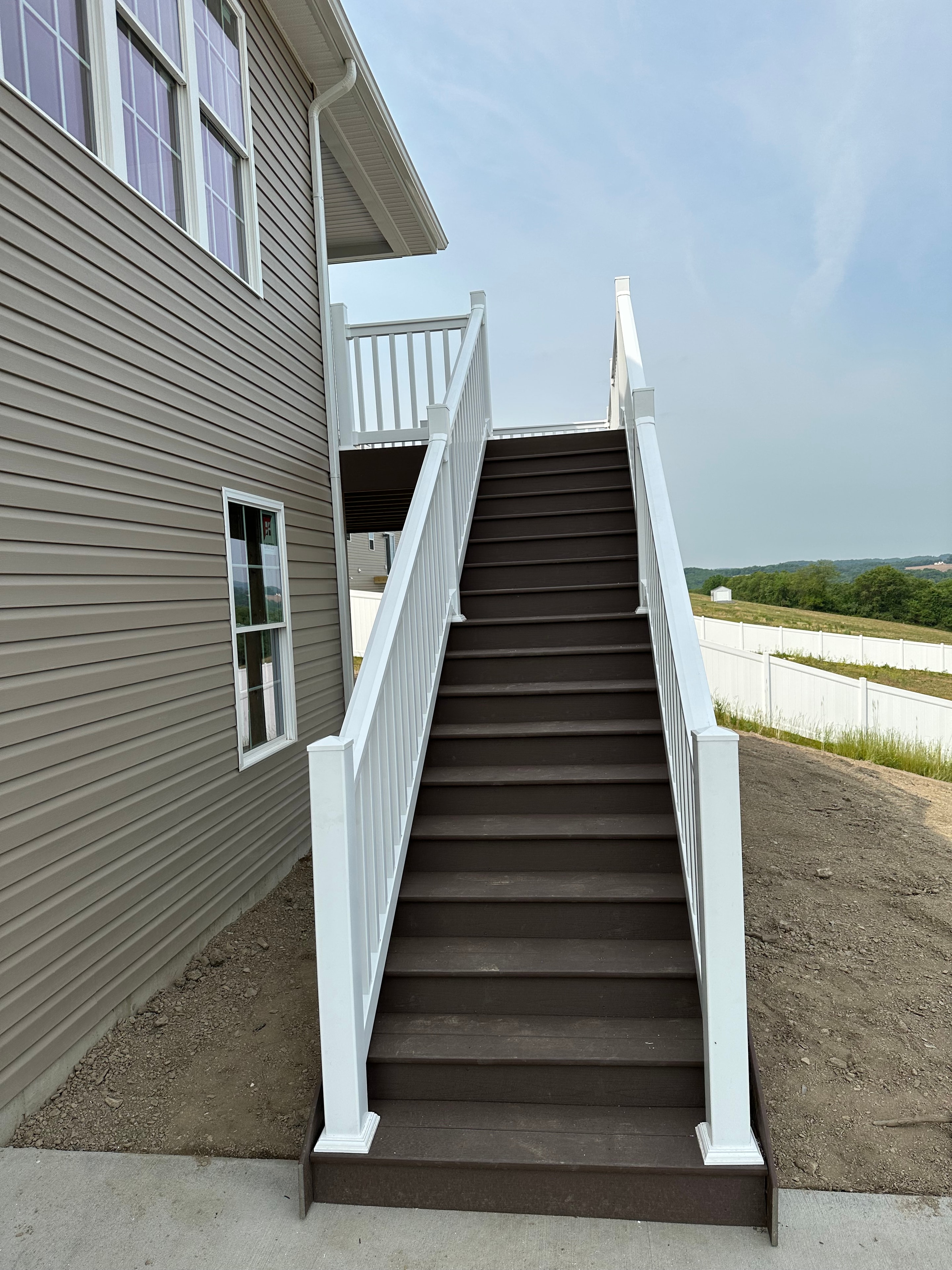 Completed residential deck project